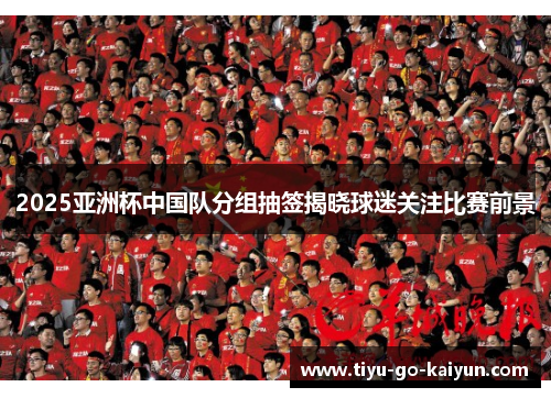 2025亚洲杯中国队分组抽签揭晓球迷关注比赛前景